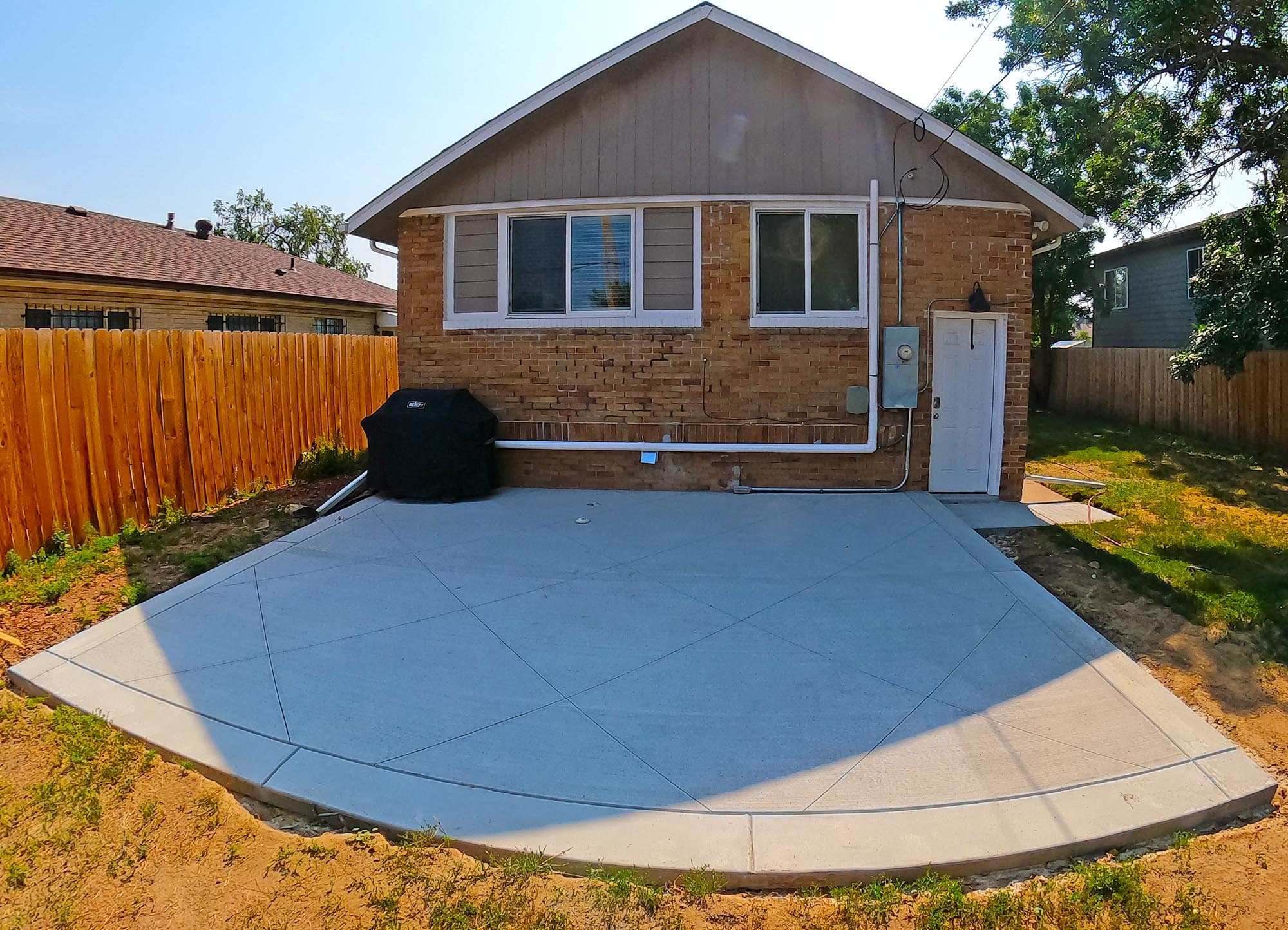 Concrete Patio, Park Hill, Denver, CO